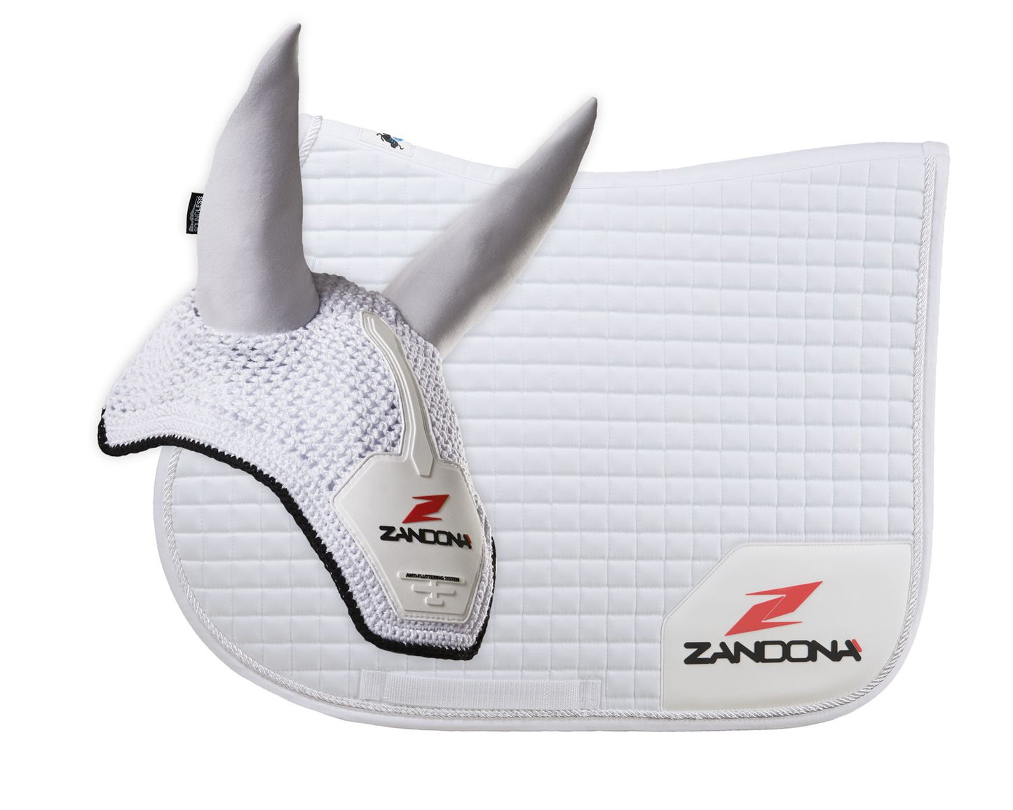 Zandona Jumping Saddle Pad E9080 + Soundless Ear Bonnet E9095