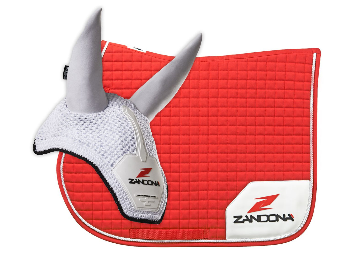 Zandona Jumping Saddle Pad E9080 + Soundless Ear Bonnet E9095