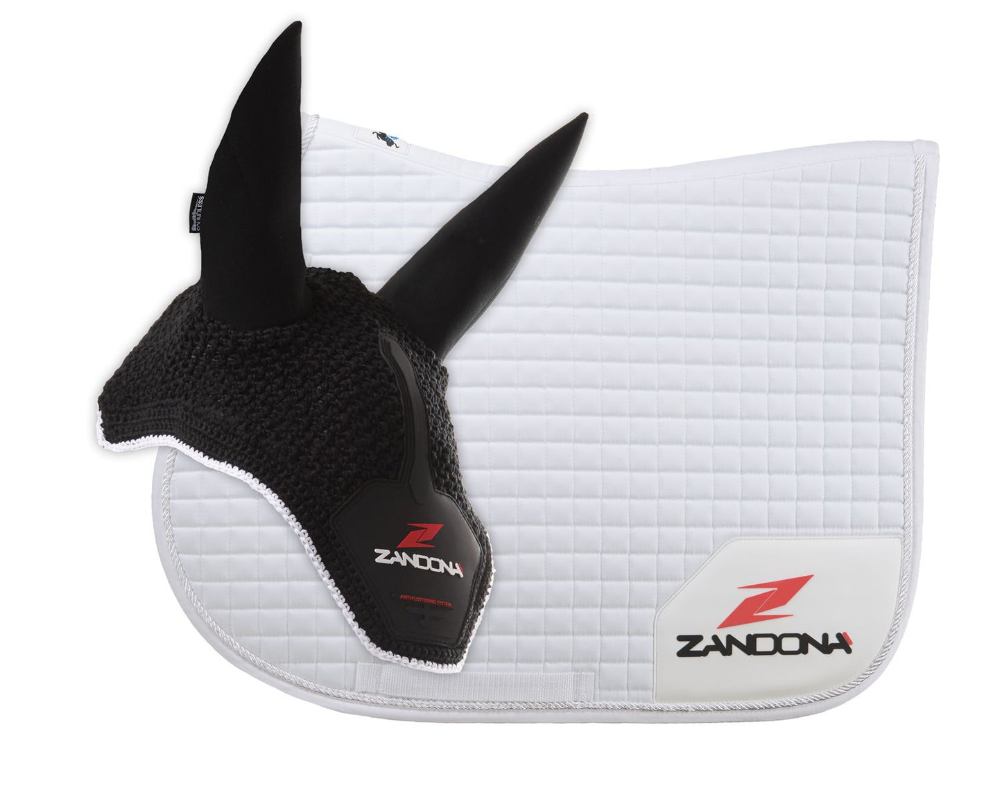 Zandona Jumping Saddle Pad E9080 + Soundless Ear Bonnet E9095